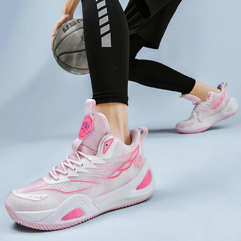 Новые мужские баскетбольные кроссовки оригинальные дышащие удобные нескользящие тренировочные спортивные баскетбольные кроссовки мужские туфли