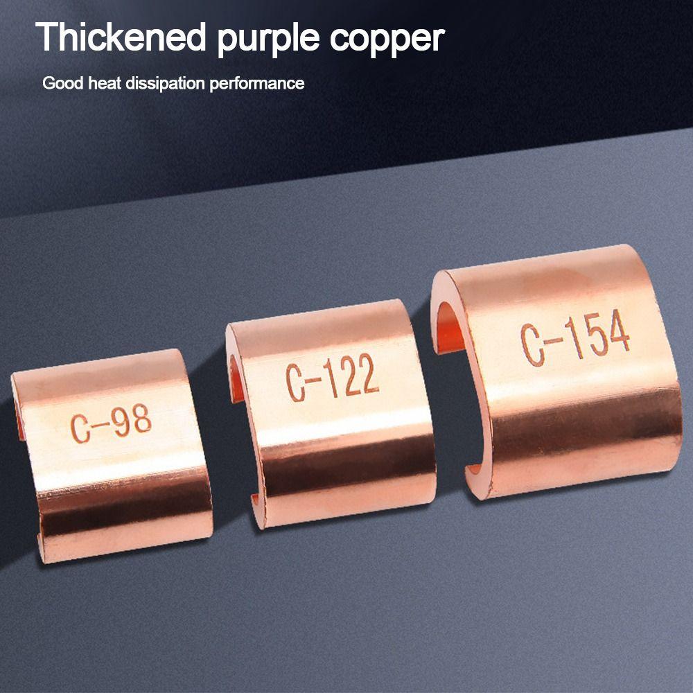 Copper Wire Connector C Type Copper C-shaped Clamp C Type Clip Buckle Terminal Clamp Wire
