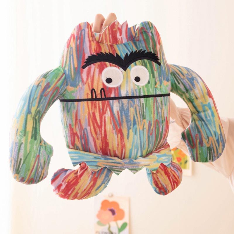 Плюшевая игрушка Монстр Цвета Мягкая и приятная на ощупь 15см 25см 35см варианты