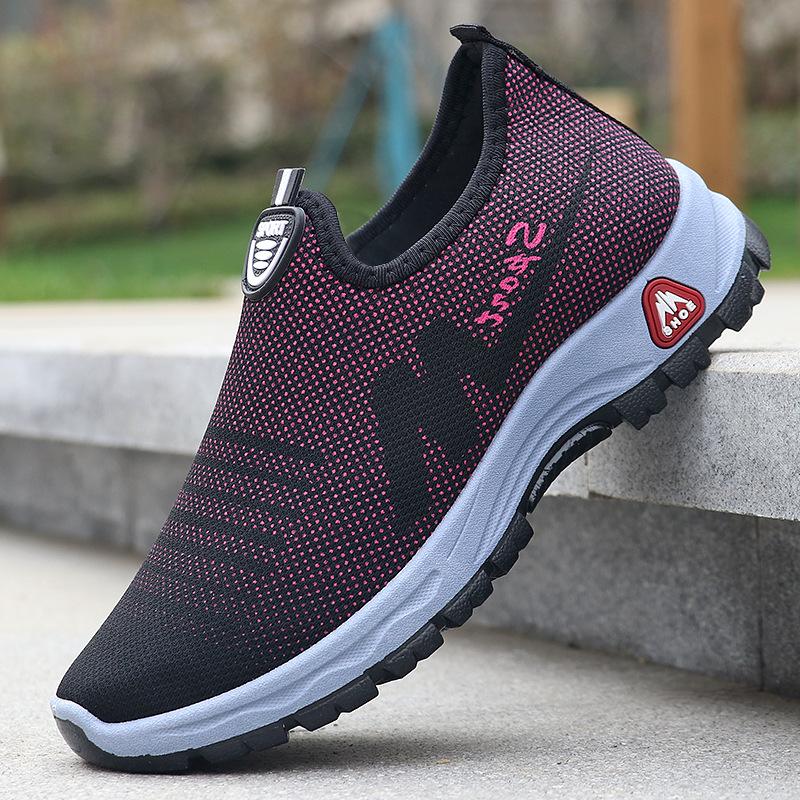 Весенние и осенние туфли из ткани Old Beijing, новые мамины альпинистские туфли, дышащая повседневная женская обувь