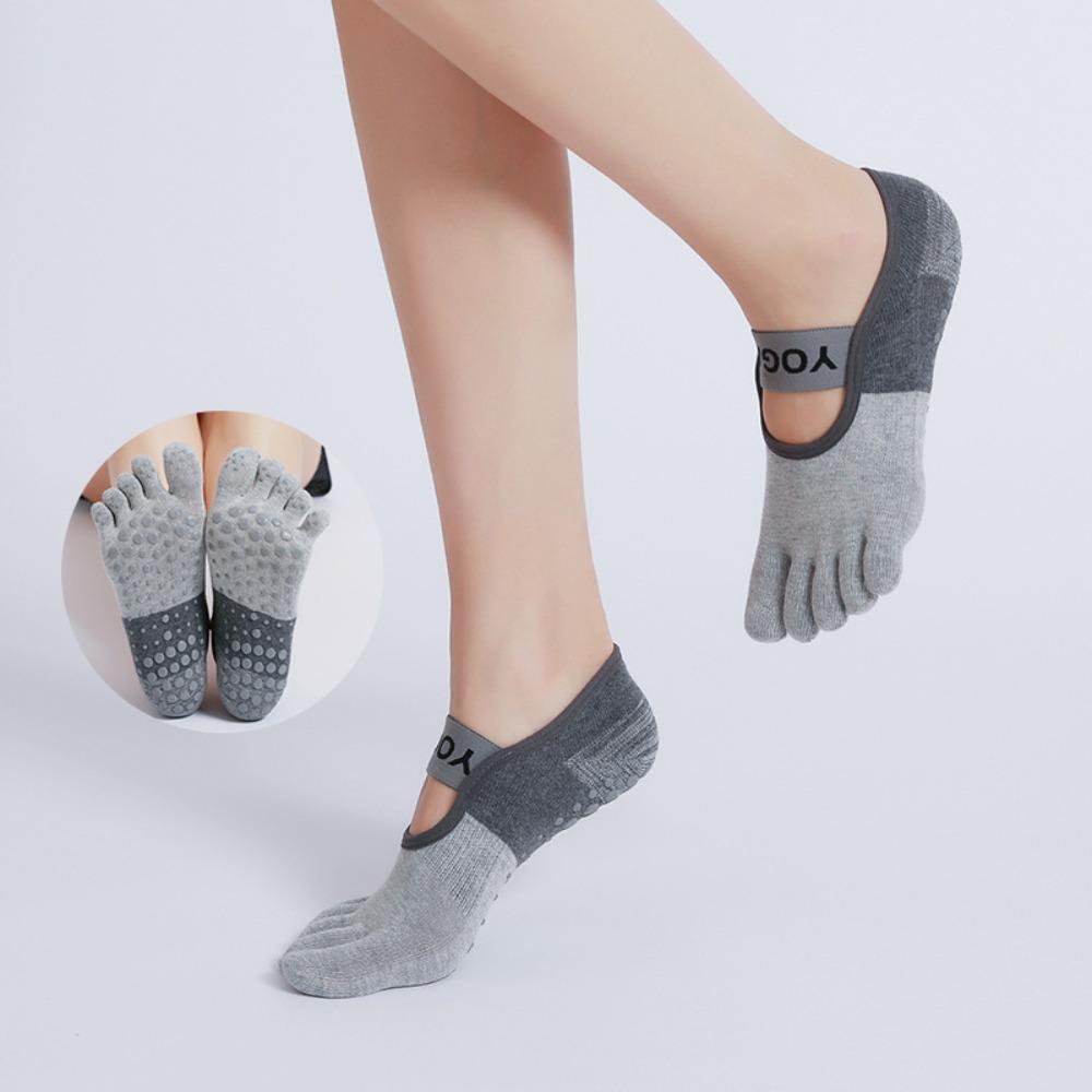 with Elastic Band Five Finger Socks Low-ankle Five Toes Sports Socks Ladies Yoga Socks  Women