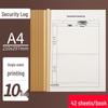 10 A4 Construction Log Notebooks, 16K, Double-Sided, Thickened Engineering Record Books for Construction Site Work