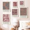 Vintage William Morris Posters and Prints Museum Exhibition Wall Art Canvas Painting Wall Pictures for Living Office Room Decor No Frame