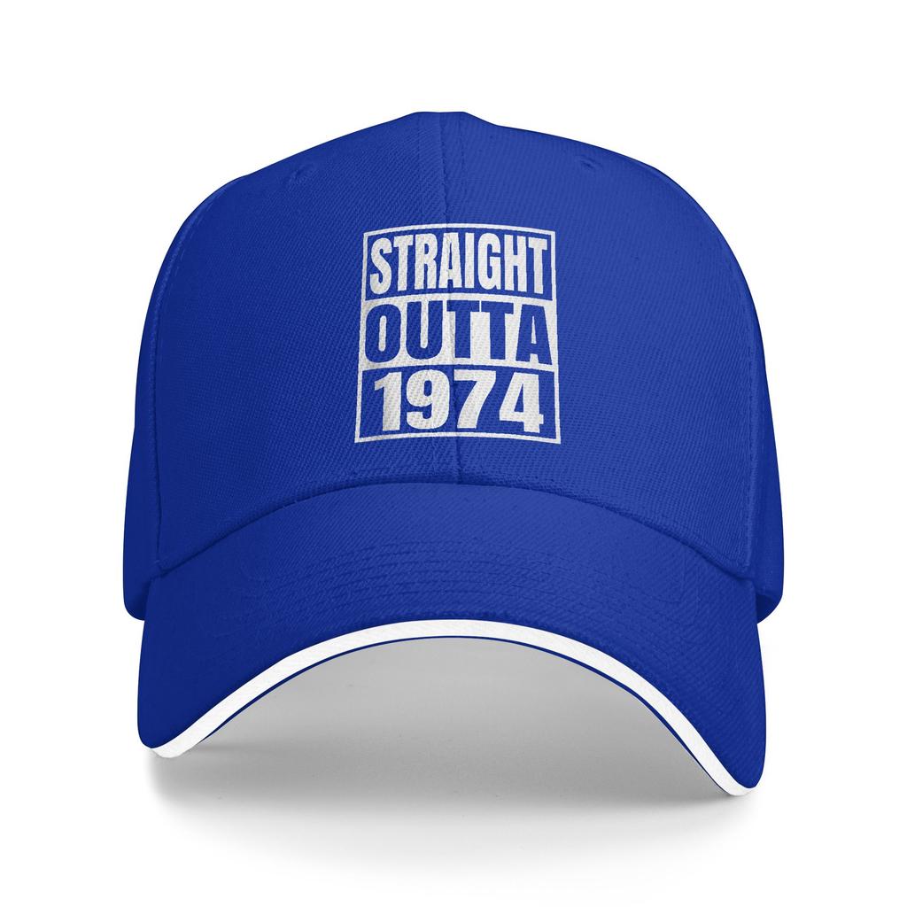 Vintage 1974 Funny 1974 Birthday Casual Baseball Cap Summer Trucker Hat Outdoor Sports Hip Hop Hats Men Classic Baseball Caps