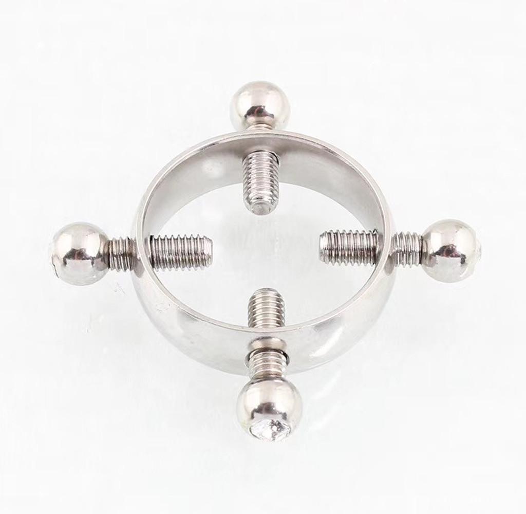 1 шт., регулируемое натяжение, круглое кольцо для сосков, безникелевая сталь для прелюдии