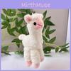Irresistibly Cute Plush Alpaca Keychain Fluffy Mini Animal Doll For Girls Bags