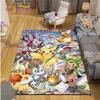 Ковер с покемонами, аниме-коврик, детские ковры, коврики для чайного столика в гостиной, коврик для спальни, моющиеся коврики, коврик для дома, милый коврик