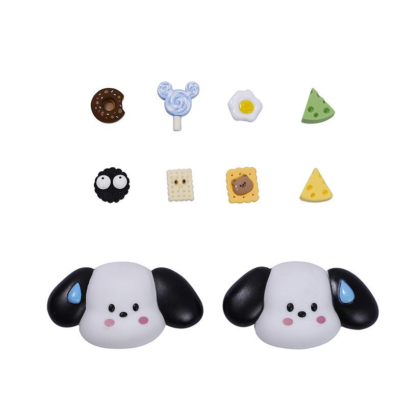 Летние новые милые мультяшные шлепанцы с отверстиями в виде щенков, платформа, сумка-голова, женские летние 2025, уличные туфли с отверстиями