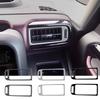 For 2024 Suzuki Spacia Custom Interior Door Handle Trim Sticker Interior Side Air Conditioning Outlet Decorative Light Frame