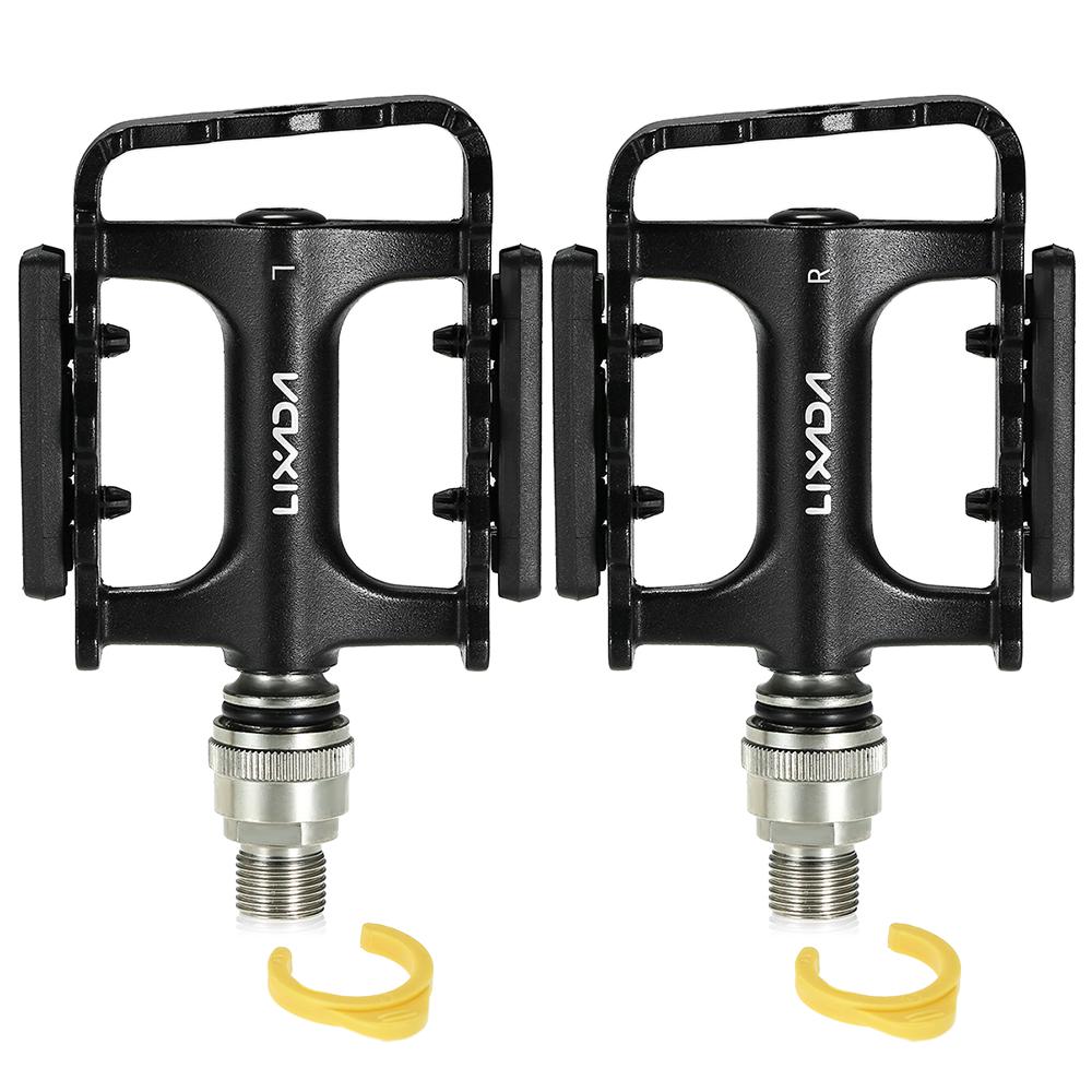 Lixada Bike Pedals MTB Bicycle Cycling Platform Pedal with Extender Adapter