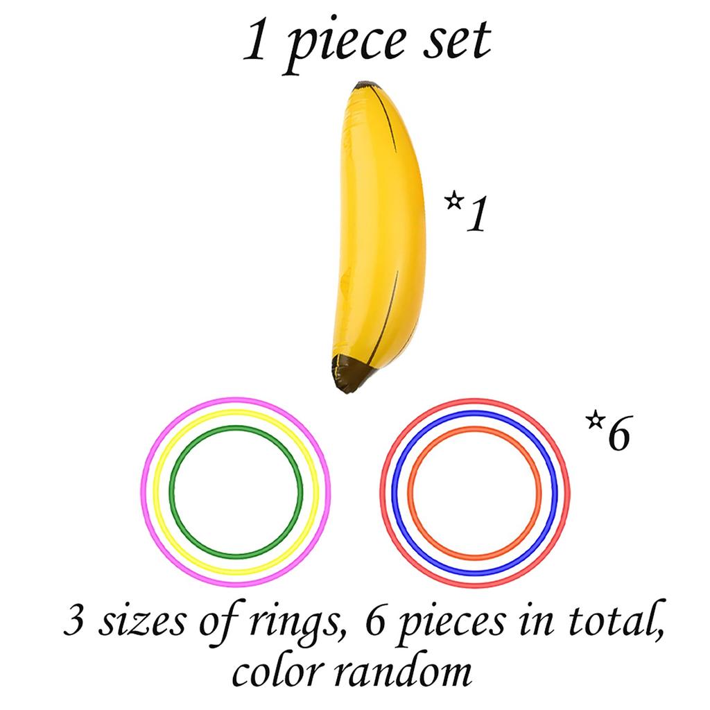 Веселый надувной игровой набор «Банановое кольцо», мальчишник, летние пляжные развлечения, игрушки для бассейна