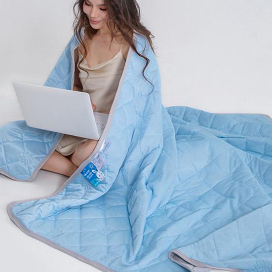 Cooling Comforter for Hot Sleepers Breathable Summer Quilt Air Condition Comforter Cool Blanket for Night Sweats Bed Couch