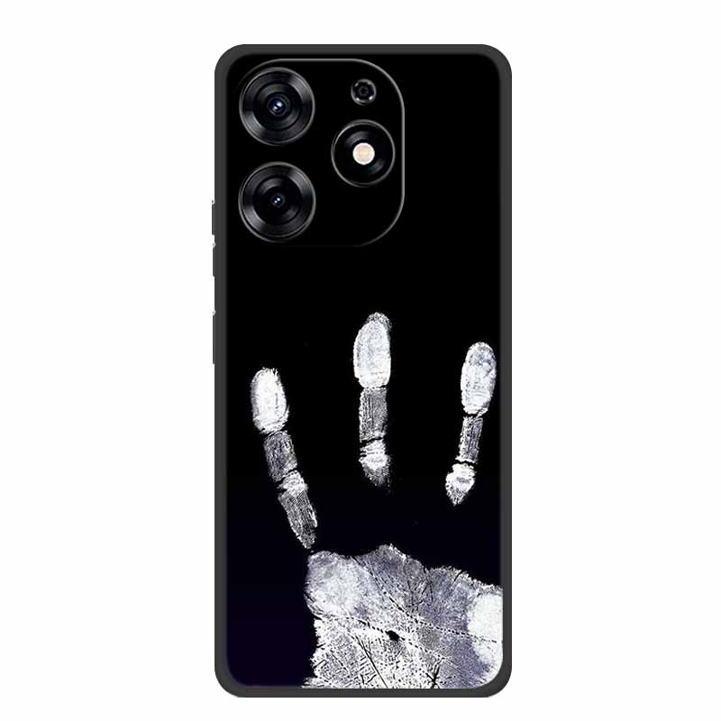 Чехол для Infinix Smart 8 Plus Роскошный Мягкий Силиконовый ТПУ Чехлы для Телефона Обложка Для Infinix Smart8 Plus Защитный Цветочный Расписной Coque
