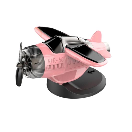 Автомобильный орнамент в виде самолета на солнечной батарее, модель самолета для приборной панели с присоской, вращающийся на 360 градусов пропеллер, аксессуар для дрифта на центральную консоль, вращающийся