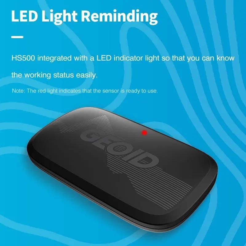 Geoid HS500 Chest Strap Heart Rate Monitor IP67 Waterproof Bluetooth ANT+ Running Cycling Sports Heart Rate Sensor