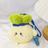 With Voice Stuffed Cabbage Chicken Keychain Cartoon Chicken Plush Keychain  Car Key Accessories