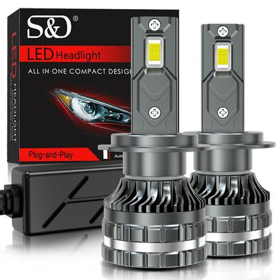 2 шт. H7 H4 светодиодные лампы для фар 6000K H1 H3 H8 H11 Led 9005 HB3 9006 HB4 Автомобильная лампа 9012 Hir2 высокой мощности 200 Вт 160000LM Canbus CSP чипы налобный фонарь