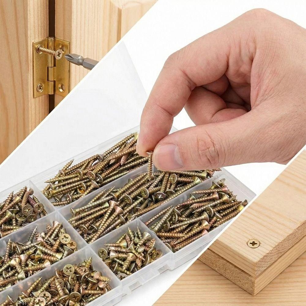 Wood Screw Deck Screws M 3.5 Wood Screws Boxed Self-Drilling Wood Screws Flooring Installation
