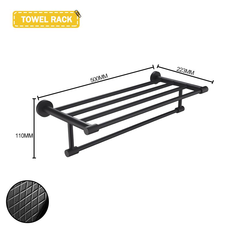 Матово-черный настенный держатель для полотенец из нержавеющей стали, крючок для халата, держатель для бумаги, держатель для туалетной щетки, аксессуары для ванной комнаты