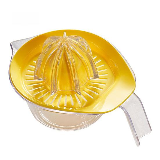 Соковыжималка для цитрусовых и лимонов, ручная соковыжималка с мерным стаканом и теркой, экономящая место на кухне