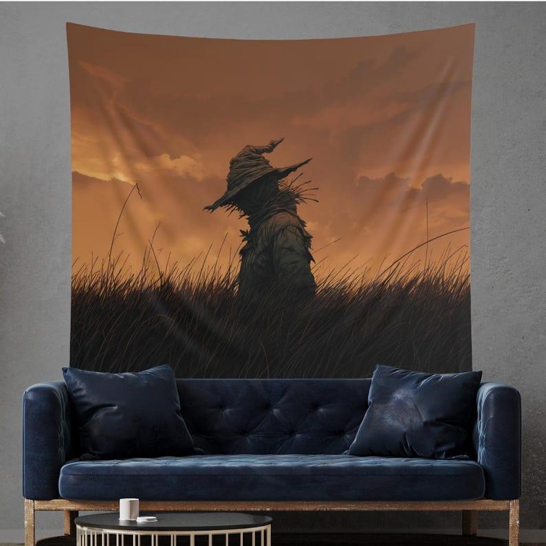 Fantasy Scarecrow tapestry