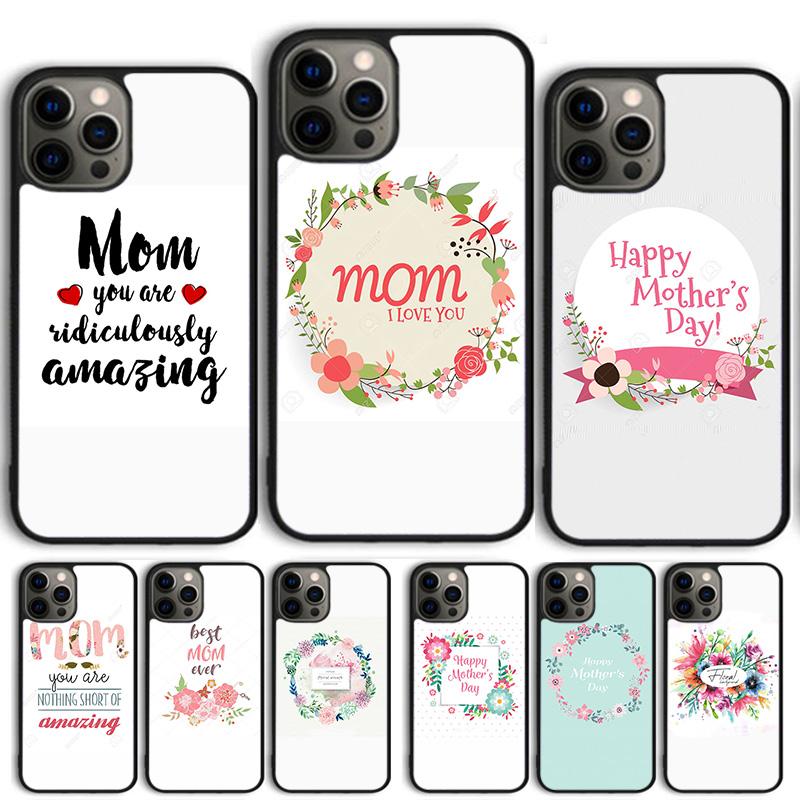 Мама день матери чехол для телефона для iPhone 17 Air 15 16 14 13 12 Pro Max 11 Pro Max Plus Coque Shell