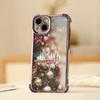 Чехлы для телефонов Ae115 Merry Christmas Happy New Year из гальванизированного ТПУ для iPhone 16 15 13 11 Pro Max 14 Plus Infinix Smart 8 с четырьмя углами защиты