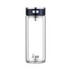 HEENOOR Double-Walled Glass Water Bottle