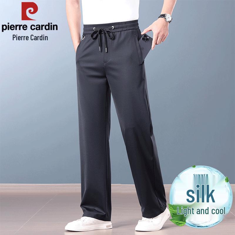 Pierre Cardin Мужские дышащие эластичные повседневные брюки прямого кроя