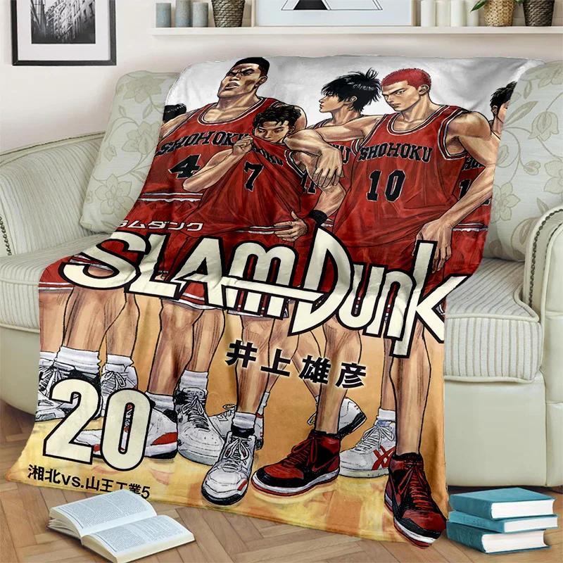 Баскетбольное аниме Slam Dunk, мультяшное одеяло, мягкое одеяло для дома, спальни, кровати, дивана, пикника, путешествия, офиса, одеяло, детское одеяло