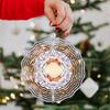 360 Degree Rotating 10 Inch Hanging Wind Spinner Elegant Metal Garden Decor for Patio Balcony Outdoor Year Round Art Gift for Family Friends