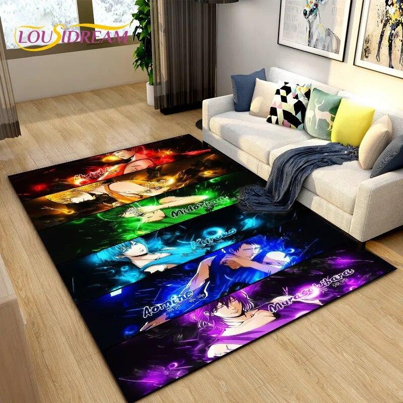 Баскетбольный коврик Куроко с героями мультфильмов, ковер для гостиной, спальни, дивана, коврик для украшения, детский нескользящий напольный коврик