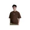 Jordan X Travis Scott Letter Logo Print Crew Neck Short Sleeve T-Shirt Men Tops Marmot-Brown DZ5511-274