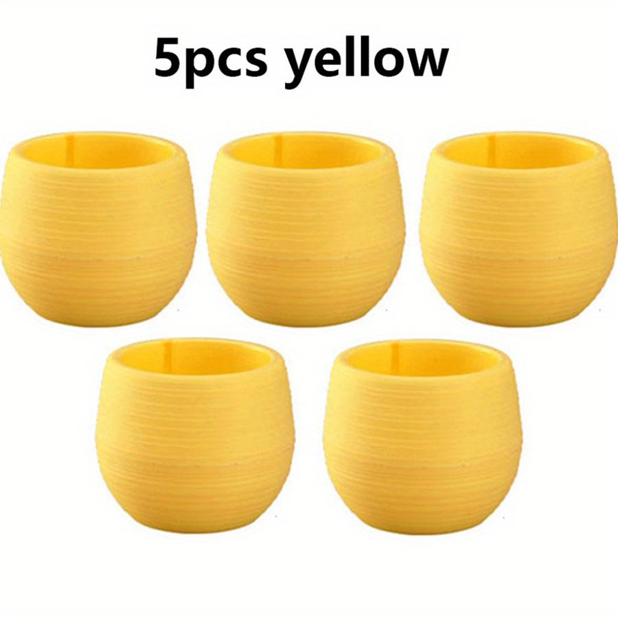 5/10/20pcs Mixed Color Mini Round Flower Pots with Removable Combiners Succulent Plant Nursery Pots for Balcony Office JXB