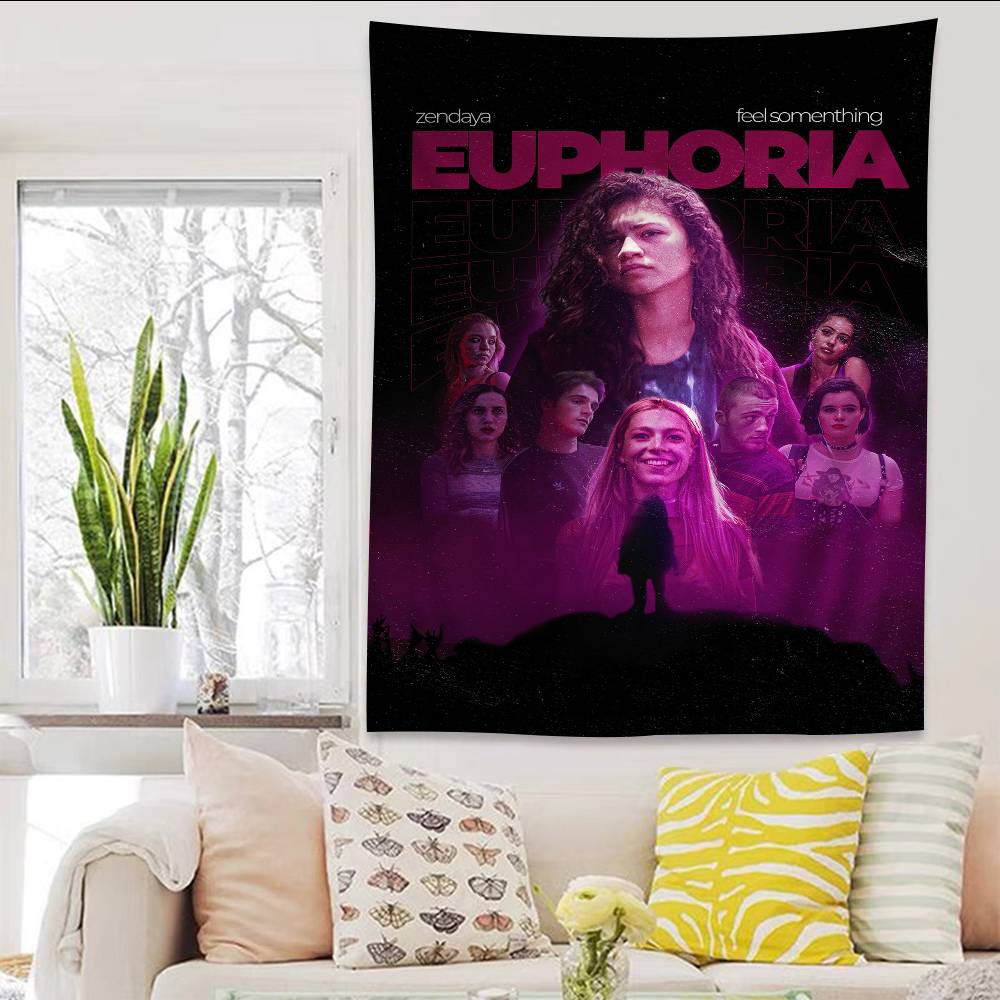 Телешоу E-Euphoria Сделай сам Настенный гобелен для гостиной Дома Общежития Декор Настенное искусство Декор