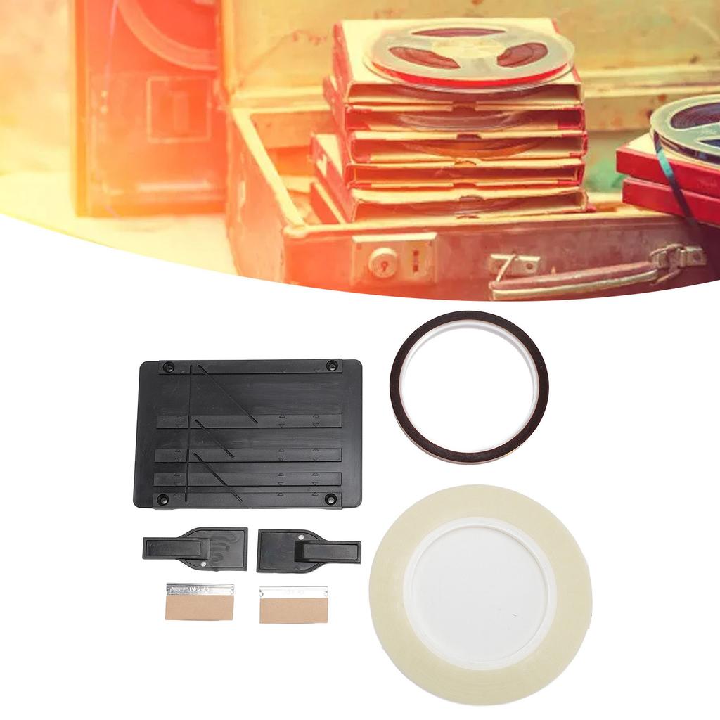 Tape Splicing Set 1Celsius4 10 Inch ABS Rail Open Reel Tape Splicing Kit for Repairing