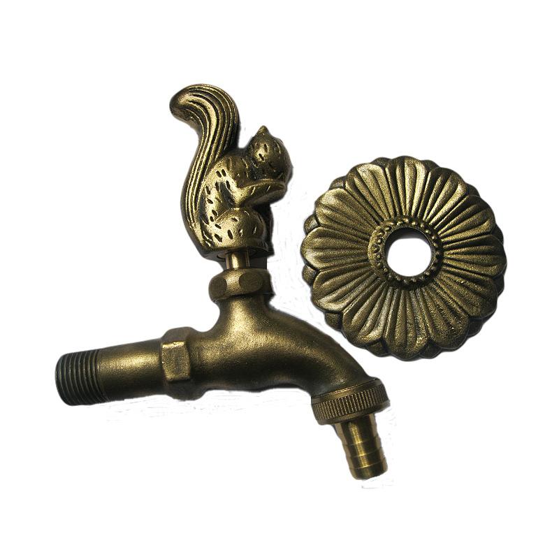 Тяжелый садовый кран для животных, садовый кран для раковины, кран для птиц-воробьев