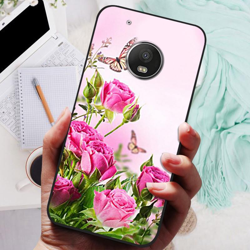 Чехол для Motorola Moto G5 Plus Черный Чехол Лев Волк Силиконовый Мягкий Задний Чехол Для Moto G5 Plus Чехол для Телефона G5+ Защитный Корпус