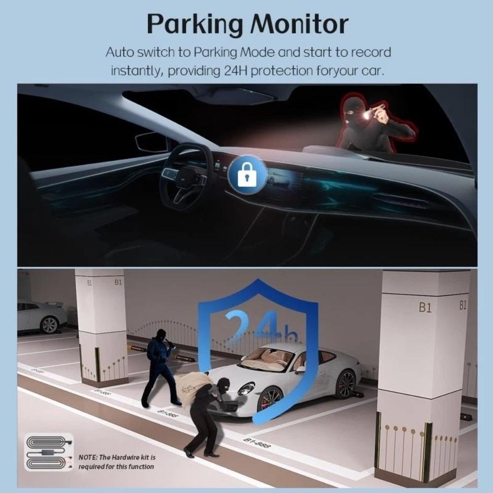 3/4-канальный видеорегистратор, 1080P HD автомобильный видеорегистратор, 360-градусная камера кругового обзора автомобиля, Видеозапись/GPS-позиционирование