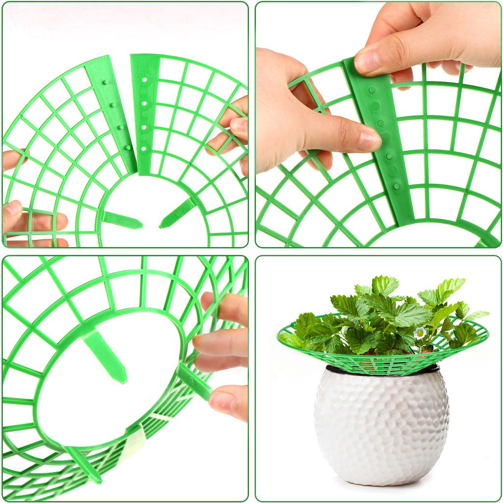 12 упаковок опор для растений клубники, подставка для растений клубники с 3 прочными ножками