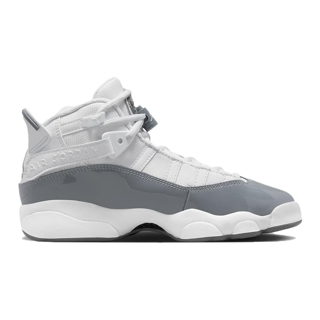 (GS) Air Jordan 6 Rings 'White Cool Grey' Kids' 323419-121