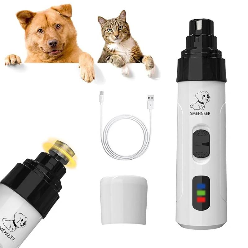 Дропшиппинг, машинки для стрижки когтей для домашних собак, кошек, USB-зарядка, шлифовальные станки для ногтей для собак, электрические инструменты для ухода за ногтями, триммер для собак, кошачьих лап