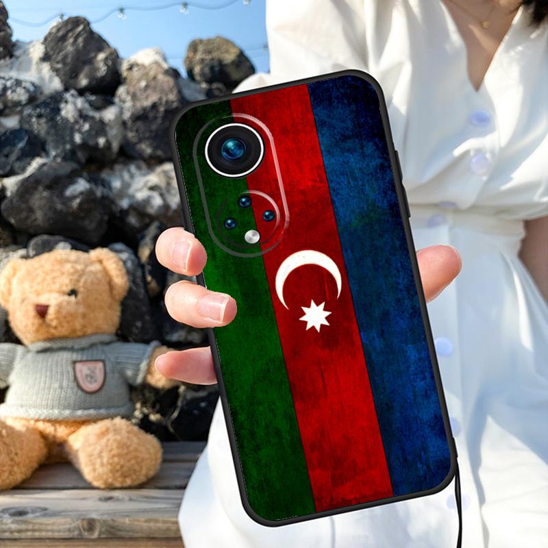 Azerbaijan Flag Phone Case For Honor 90 Lite 50 70 Magic 5 6 Pro X6 X7 X8 X9 X6a X7a X8a X9a X9b X8b Cover