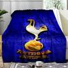 1PC Tottenham Hotspur F.C Design Printed Soft Flannel Blanket Throw for Adult Bedroom Living Room Sofa Camping Travel Fan gifts Christmas Gifts