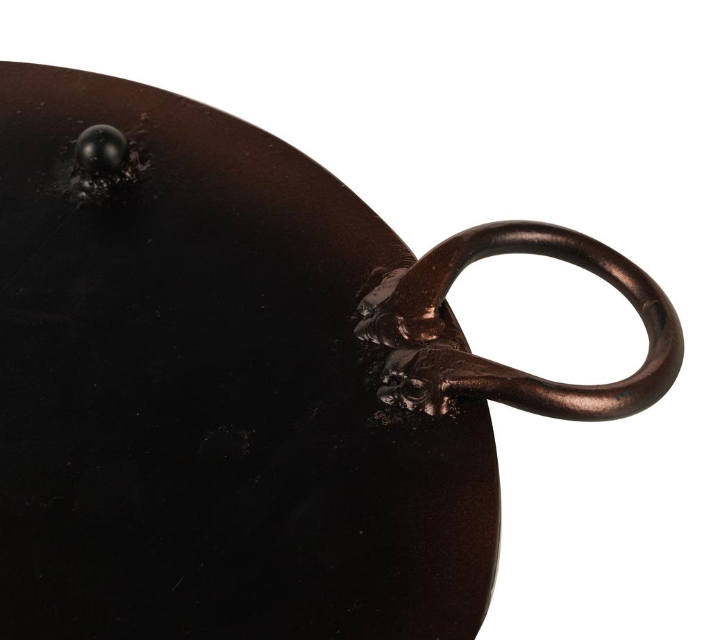 Trifri Круглая сковорода Chapati Tava, 11,5 дюймов, вогнутая, без палочек, индукционная плита Roti Tawa, сковорода Dosa