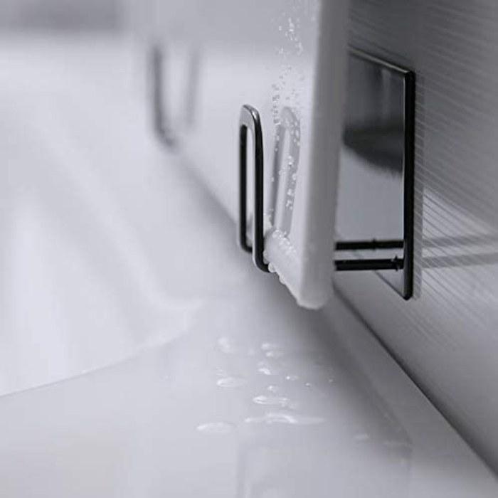 [Yamazaki] tower Magnetic Bathtub Lid Holder, Combination Type, White 9889, Combination Type White 9889