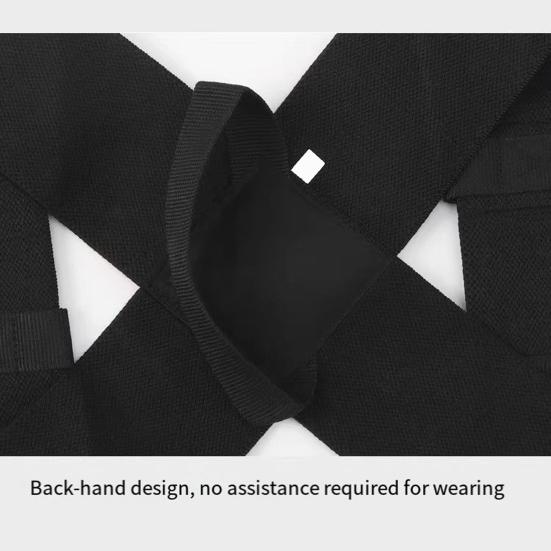 Тяжелые плечевые ремни для силовых тренировок, регулируемая поддержка осанки, унисекс, эластичный дышащий бандаж для спины для тренировок и повседневной носки