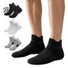 Athletic Running Socks Men Sports Socks, Cushioned Crew for Basketball Breathable Footwear And Outdoor Training, Moisture Wicking Compression
