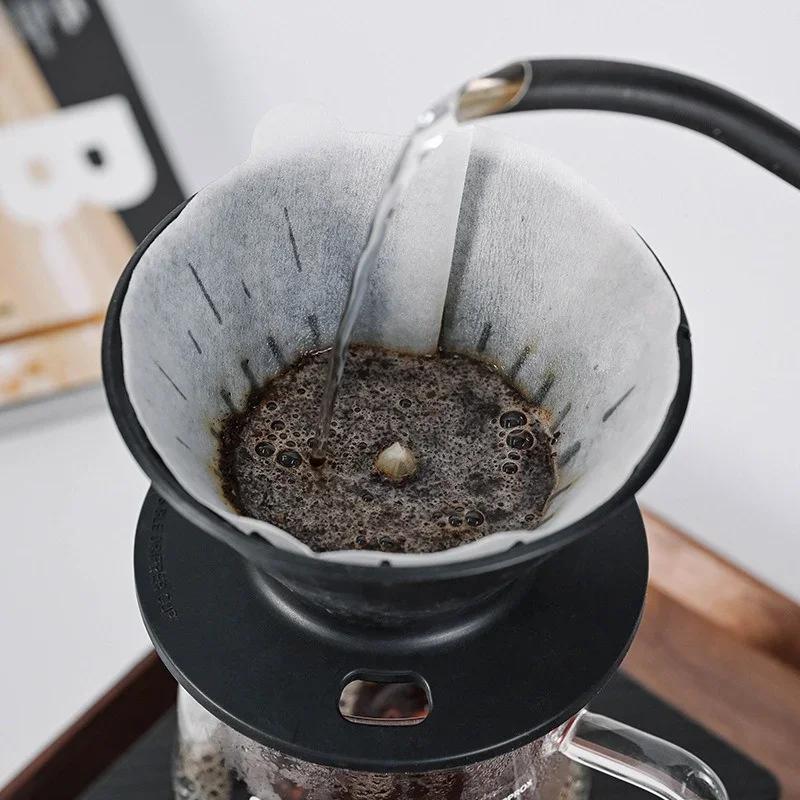 Силиконовый кофейный фильтр-чашка, многофункциональный складной кофейный фильтр, держатель для капельного кофе и чая, воронка, многоразовый наружный кофейный фильтр