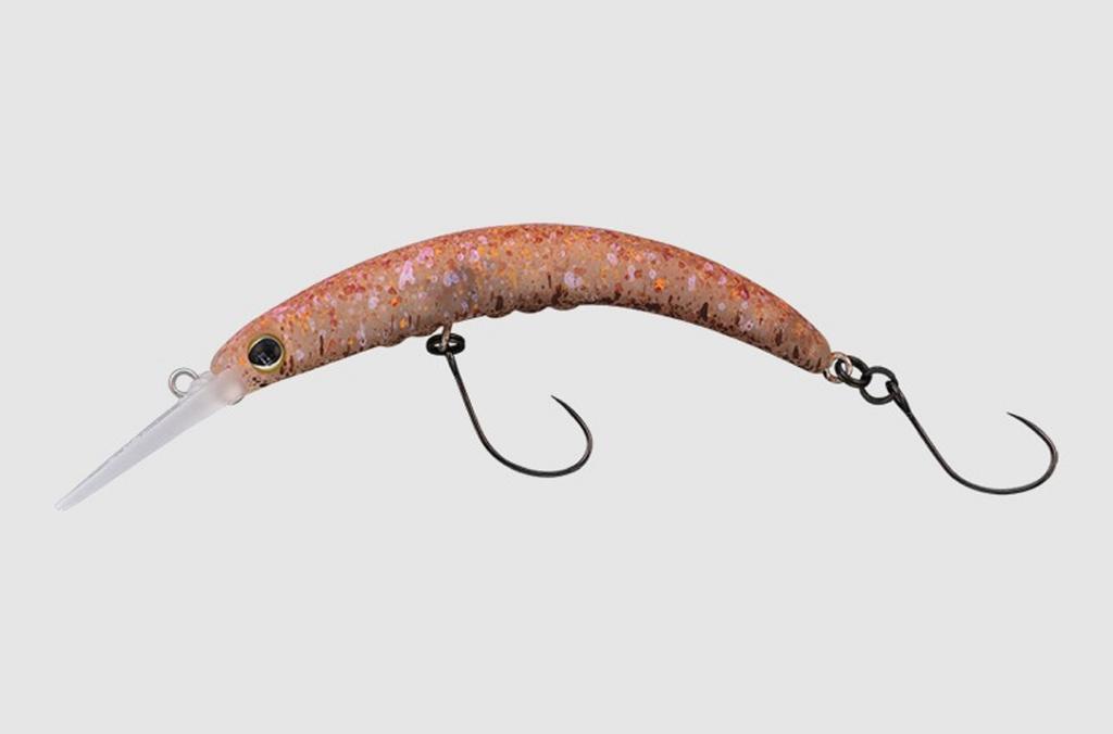Jackall Timon Pepino DR-SS 56mm Slow Sinking Lure Tackey Glow Brown (2355)